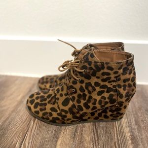 Cheetah Booties